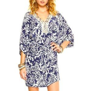 GUC Lilly Pulitzer Wilda Belted Caftan Dress Sz L